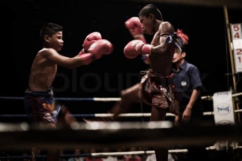 Thai Boxing Stock Photo Colourbox