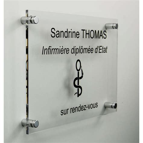 Plaque Professionnelle De Mur En Plexiglas Sigma Signalisation