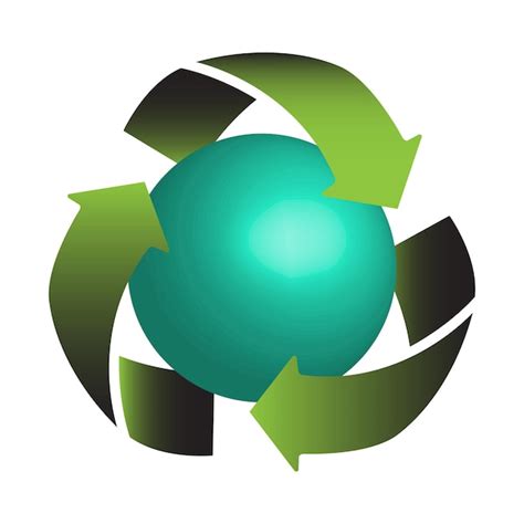 Icono De Reciclaje Vector Premium