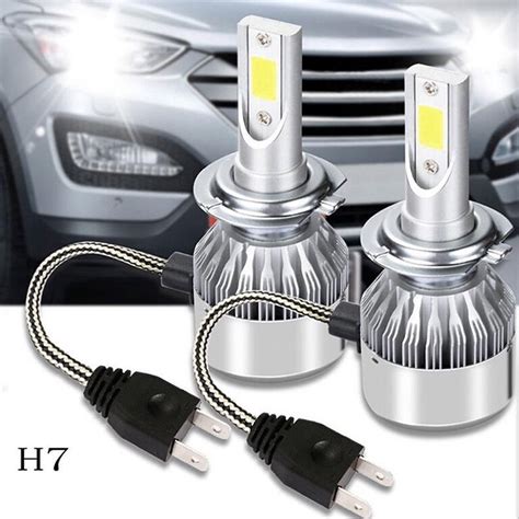 H7 LED Lampen Set 2 Stuks 4 Poort Quick Charge Autolader CANbus