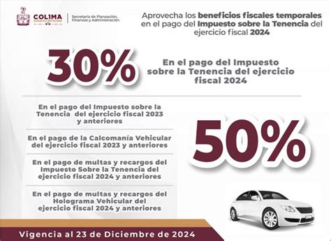 Gobierno Colima Invita A Aprovechar Beneficios Fiscales Temporales En