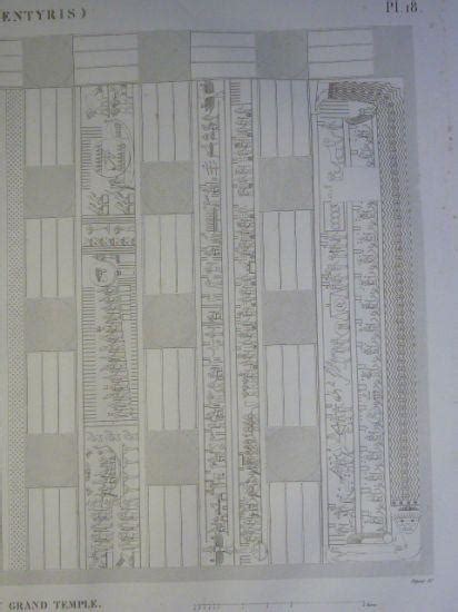 Description De L Egypte Denderah Tentyris Plafond Du Portique Du