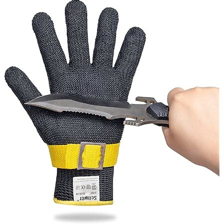 Dowellife Level Cut Resistant Glove Food Grade Stainless Steel Mesh