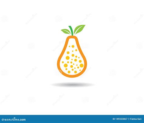 Pear Logo Template Stock Vector Illustration Of Green 149333867