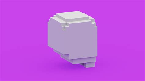 Voxel Skull 3d Model Turbosquid 2072711