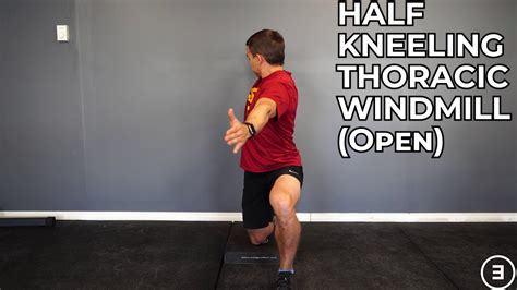 Half Kneeling Thoracic Windmill Open Youtube