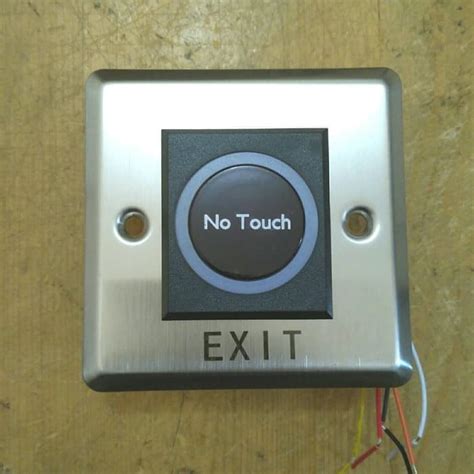 Jual Termurah Contactless Button Exit Access Control Infrared No Touch