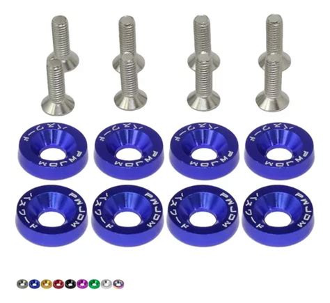 Kit Arruela Anodizada Anilha Billet Universal C Parafuso M