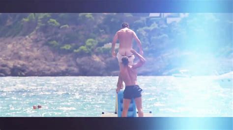 Auscaps Trent Woolman Nude In Love Island Australia