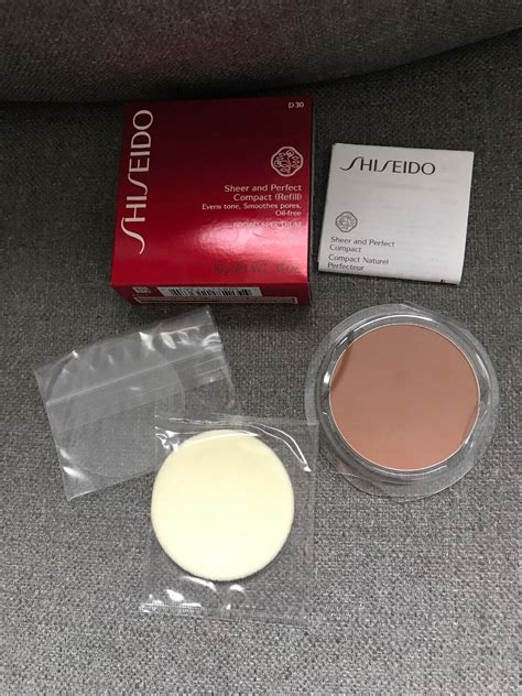 SHISEIDO SHEER AND PERFECT COMPACT REFILL D30 VERY RICH BROWN 35 OZ EBay