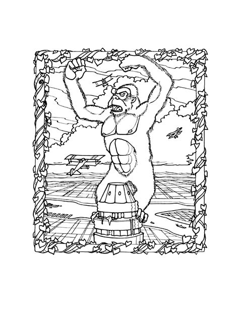 King Kong Coloring Pages Printable Coloring Pages