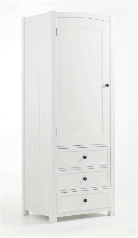 Showing Gallery Of White Wood Wardrobes With Drawers View 4 Of 15 Photos