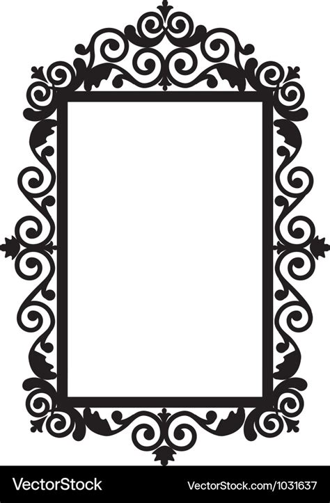 Antique Frame Royalty Free Vector Image VectorStock