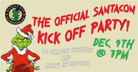 Santacon Kickoff Party Pickles Pub Ocean City December 9 2022