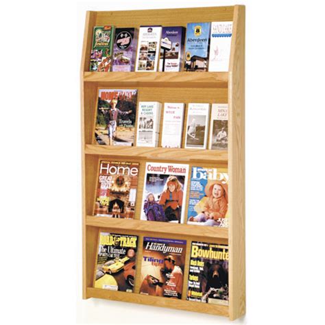 Main Item Numbers Wooden Mallet Slope Oak Literature Display