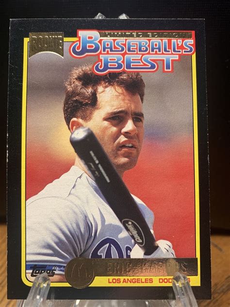 Eric Karros Rookie 1992 Topps McDonalds 43 Los Angeles Dodgers EBay