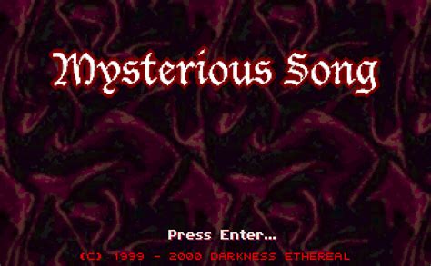 Mysterious Song – Retro Games Trove