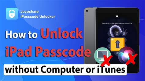 How To Unlock Ipad Passcode Without Computer Or Itunes Youtube