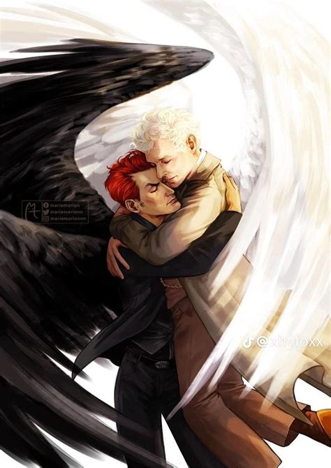 Pin By Gaia Fantasy On Good Omens Good Omens Book Disney Art Fan Art