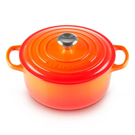 Le Creuset Signature Rund St Bejernsgryde Cm Orange Dkk