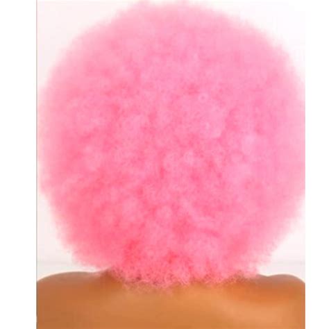 Pink Afro Wig Kinky Curly 100 Virgin Hair 150 Density Nexahair