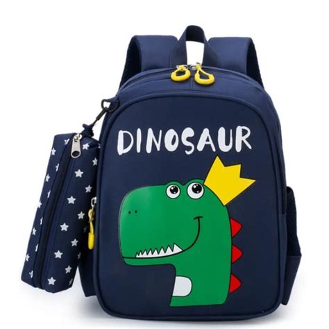 Cartoon Dinosaure Cartable à Bretelles Maternelle Sac à Dos Imperméable