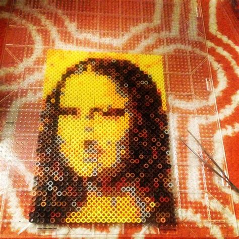 Perler Bead Mona Lisa Perler Beads Perler Bead Art Perler