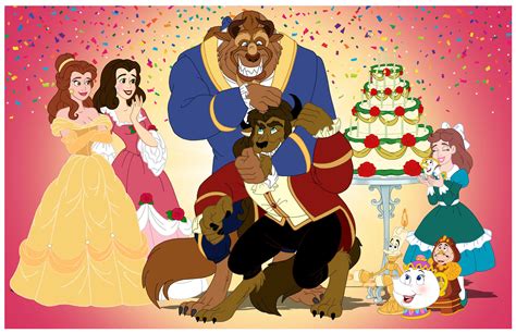 Beauty And The Beast 30th Anniversary And Birthday By Timmyjcoyote