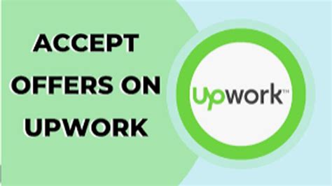 How To Accept Job Offer On Upwork Youtube