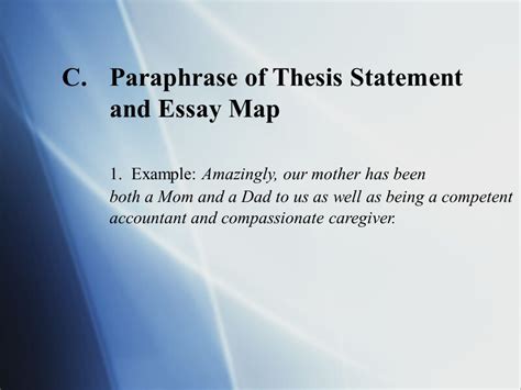 Thesis Statement And Essay Map - Thesis Title Ideas for College