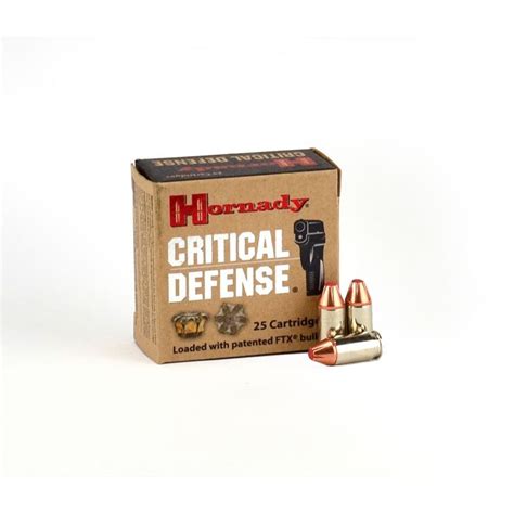 HORNADY CRITICAL DEFENSE 380 ACP 90 GRAIN JHP CASE Retention Tactical