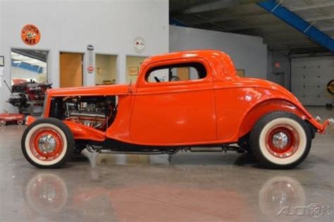 1933 Ford Three Window Coupe 350ci V8 Automatic Auto 3 Vintage Air 33