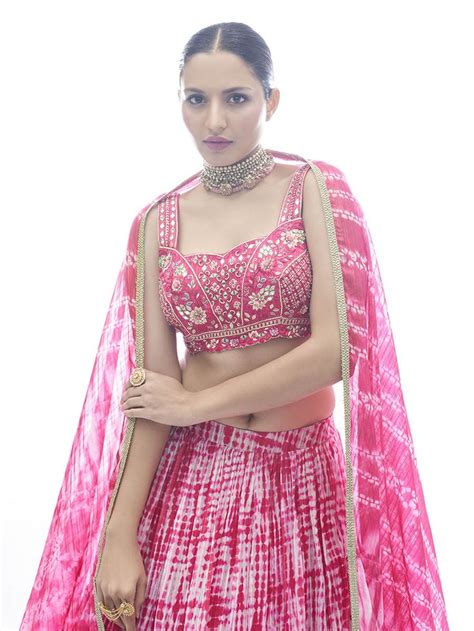 Women S Pink Jaquard Embroidered Designer Lehenga Myracouture