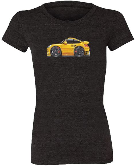 Porsche 997 911 Turbo Koolart T Shirt For Women Supercar Shirts