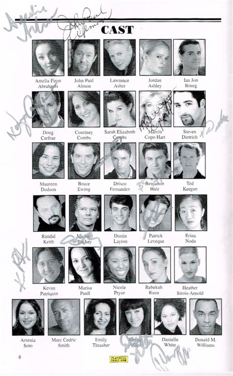 The Phantom Of The Opera Cast (Las Vegas) - BwayInChicagoTown1's Fanmail