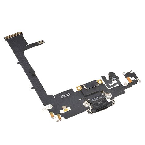 Black Iphone 11 Pro Charging Dock Port Assembly Replacement