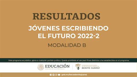 Resultados J Venes Escribiendo El Futuro