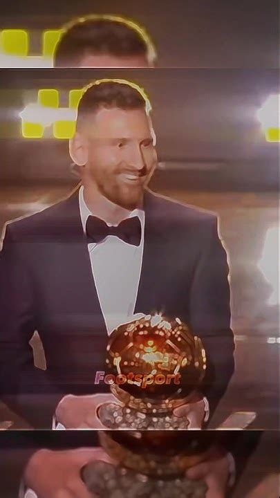 Messi Wins His 8th Ballon Dor 🤩🏆 Football Youtubeshorts Viral Messi Ballondor Youtube