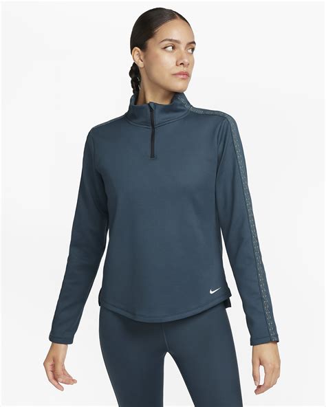 Nike Therma Fit One Womens 1 4 Zip Top Nike Uk