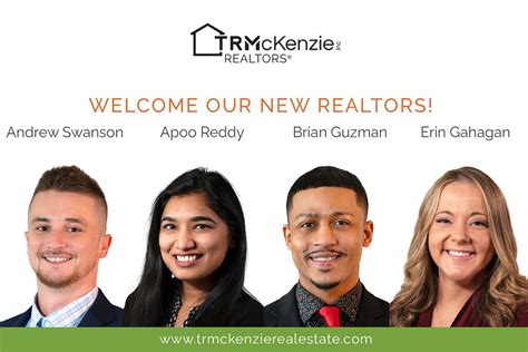 Welcome Our New Real Estate Agents T R Mckenzie Apartments