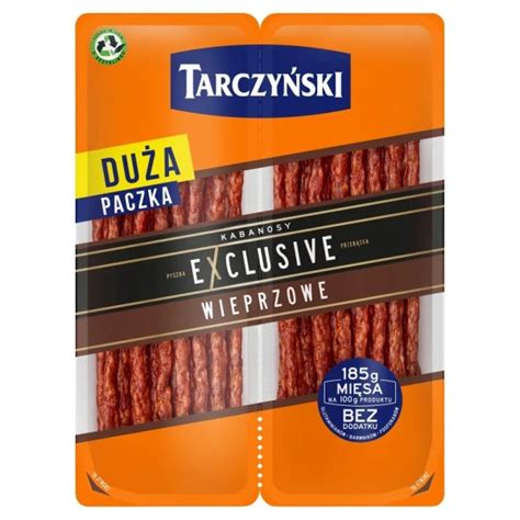 KABANOS EXCLUSIVE WIEPRZOWE TARCZYŃSKI 250 g Dobre Ceny Polski