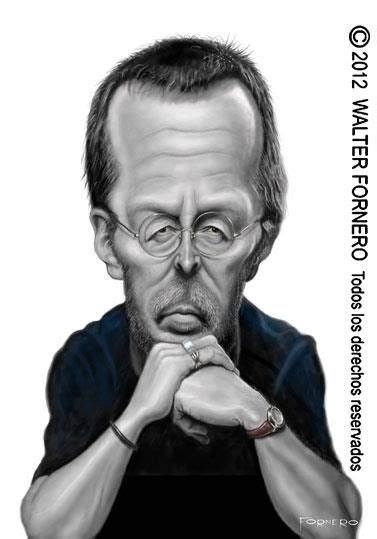 Eric Clapton Celebrity Caricatures Caricature Eric Clapton