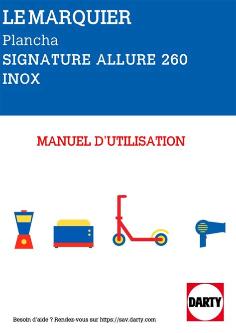 Plancha Signature Allure Inox Notice Communaut Dentraide