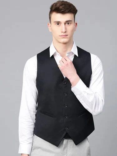 Men Navy Blue Two Welt Pockets Formal Waistcoat At Rs 1000piece In New Delhi Id 2853565381333