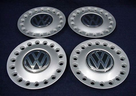 Volkswagen Beetle 98 05 Silver Center Caps Set 4 Fits The 16 6