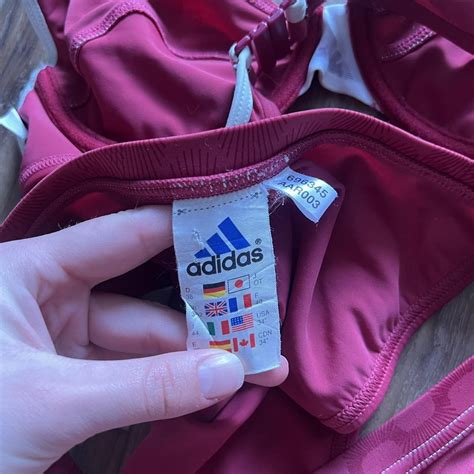 Vintage 90s Adidas Bikini Set Balconette Top And Depop