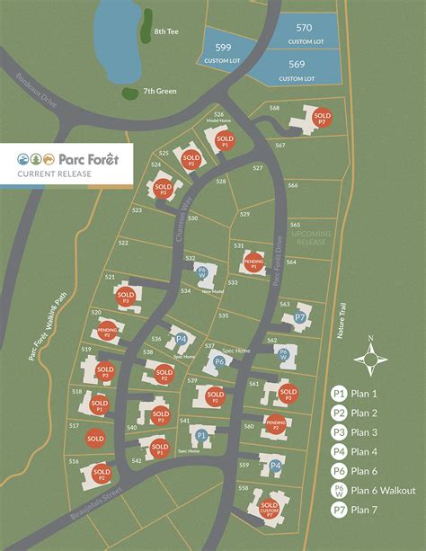 Parc Forêt At Montrêux Community Site Map