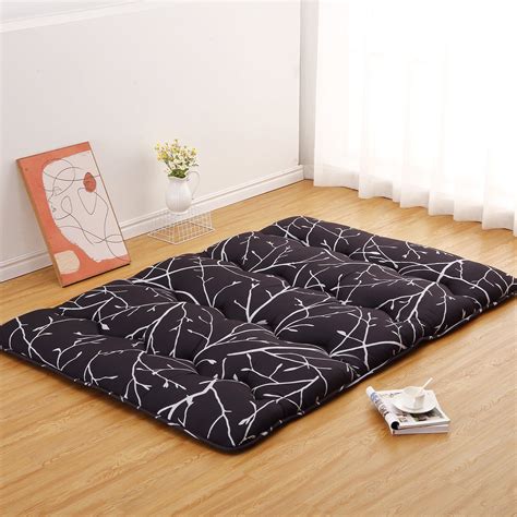 Foldable Japanese Floor Mattress Full Size Futon Mattress Roll Up