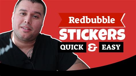 How To Make Money Selling Stickers On Redbubble Step By Step Success