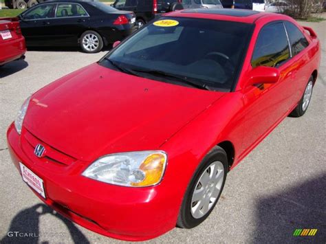 Rallye Red Honda Civic Ex Coupe Photo Gtcarlot